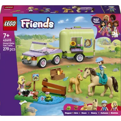 LEGO Friends Przyczepa z koniem i �rebaczkiem 42695