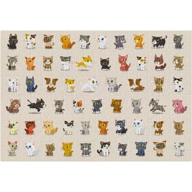 Puzzle 250 el. Kids Cats Kotki Interdruk