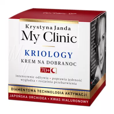 Janda My Clinic Krem na dobranoc 70+ Kriology 50 ml
