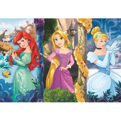 Puzzle 60 el. SuperColor. Ksi�niczki Clementoni