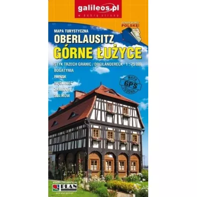 Mapa turystyczna - G�rne �u�yce 1:75 000