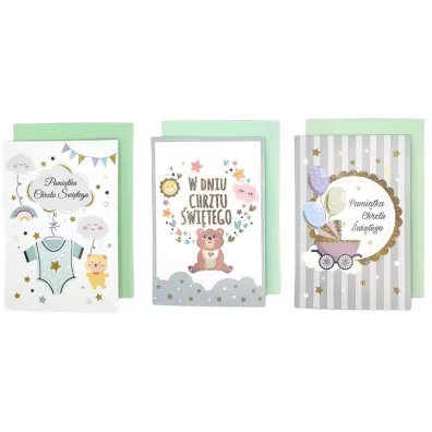 incood. Kartka na chrzest sk�adana 11,5x17