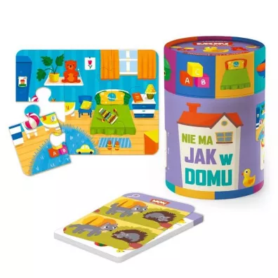 Puzzle dwustronne 4 x 6 el. Nie ma jak w domu Dodo