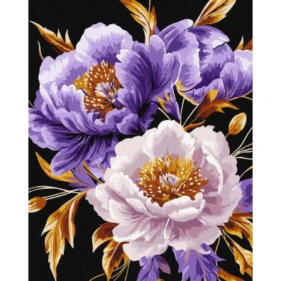 Ideyka Malowanie po numerach - Fioletowy szyk 40x50cm