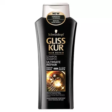 Gliss Kur Ultimate Repair Shampoo regeneruj�cy szampon do w�os�w bardzo zniszczonych 400 ml