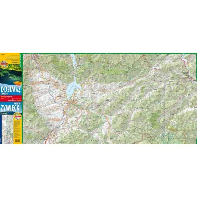 Beskid �ywiecki mapa turystyczna 1:50 000 laminat 2025