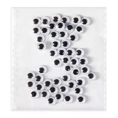 Dalprint Samoprzylepne ruchome oczka 6mm 50 szt.