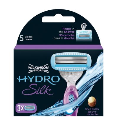 Wilkinson Hydro Silk zapasowe ostrza do maszynki do golenia dla kobiet 3 szt.