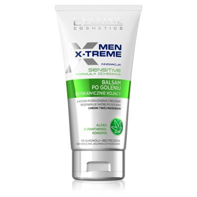 Eveline Cosmetics Men X-Treme Sensitive byskawicznie kojcy balsam po goleniu 150 ml