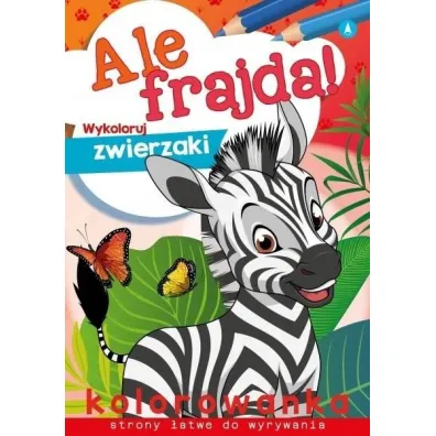 Ale frajda! Wykoloruj zwierzaki