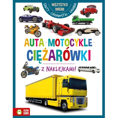 KSIAZECZKA EDUK 215X280 AUTA MOTOCYKLE NAK ZS