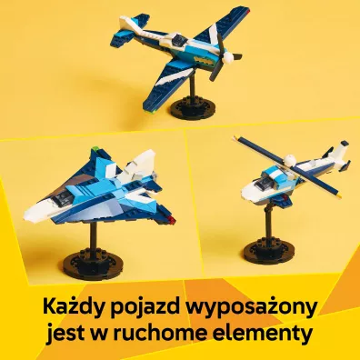 LEGO Creator 3 w 1 Statek powietrzny: samolot wy�cigowy 31160