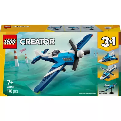 LEGO Creator 3 w 1 Statek powietrzny: samolot wyścigowy 31160