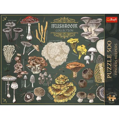 Puzzle 500 Premium Plus Grzyby Trefl