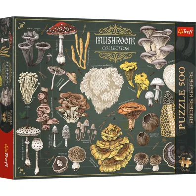Puzzle 500 Premium Plus Grzyby Trefl