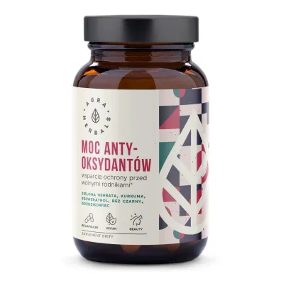 Aura Herbals Moc Antyoksydant�w Suplement diety 60 kaps.