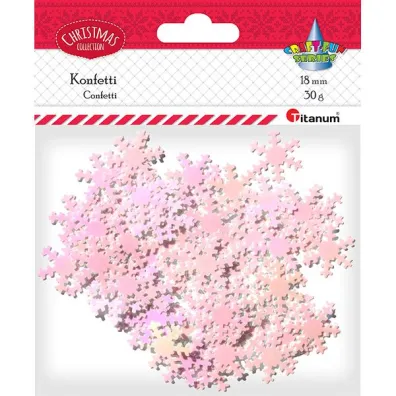 Titanum Konfetti P�atki �niegu r�owe 30g