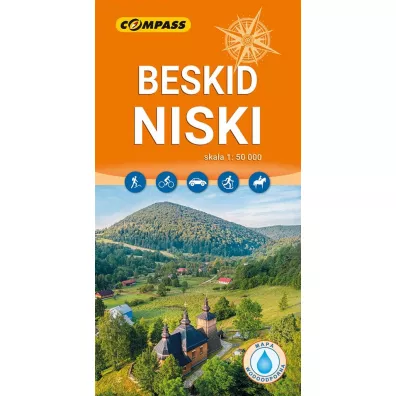 Beskid Niski mapa laminowana skala 1 : 50 000