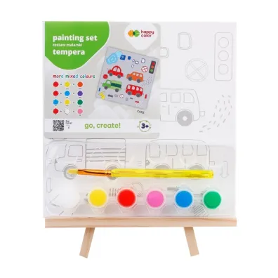 Zestaw do malowania Samochody 9el HAPPY COLOR