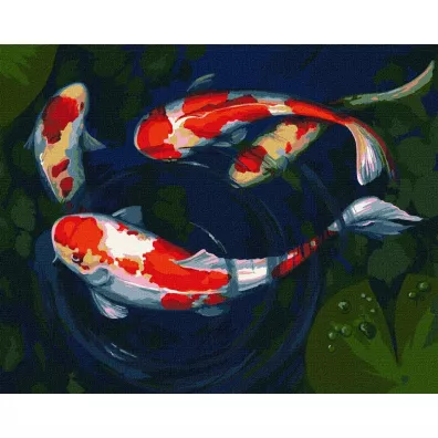 Ideyka Malowanie po numerach - Zabawna ryba 40x50cm