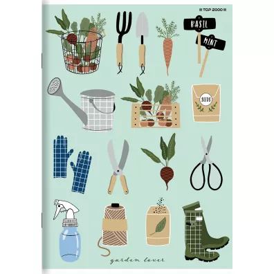 Zeszyt TOP 2000 Megamix A5 70g, kratka 16 kartek