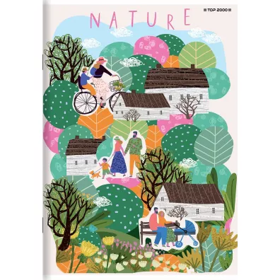 Zeszyt TOP 2000 Megamix A5 70g, kratka 16 kartek