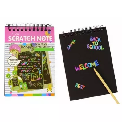 Zdrapywanka notes rowy Leantoys