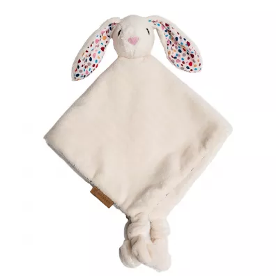 DouDou Kocyk Przytulanka Krliczek - biay