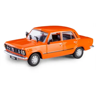POLSKA KOLEKCJA MOTORYZACJI-Polski Fiat 125p MR POMARA�CZOWY 1 43 Daffi