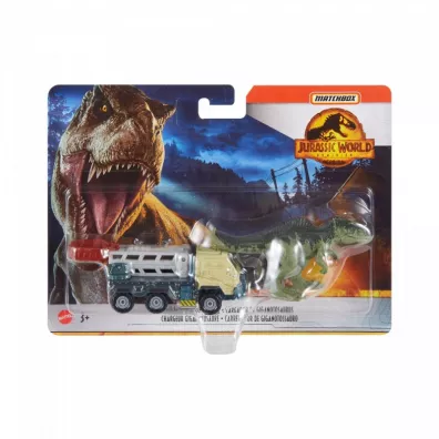 Matchbox. Jurassic World Transporter z Gigantozaur Mattel