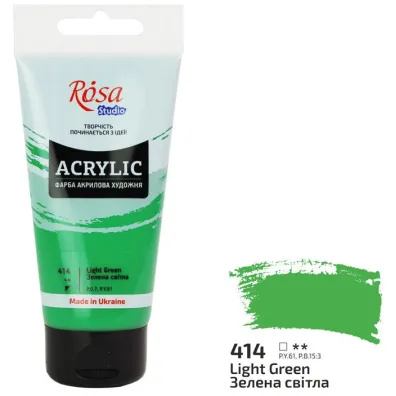 Rosa Farba akrylowa light green 414 75ml