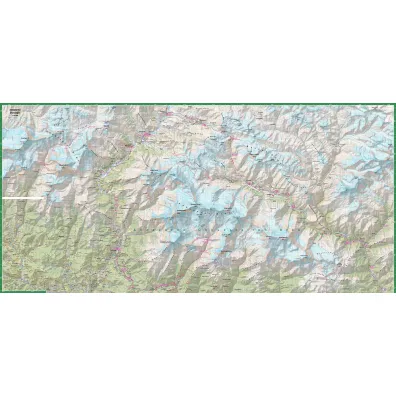 Mapa trekkingowa Annapurna i Dhaulagiri 1:110 000