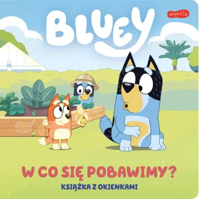 Pakiet: Bluey. Tato-robot. Moja czytanka, Bluey. W co si� pobawimy? Ksi��ka z okienkami, Dobble Bluey