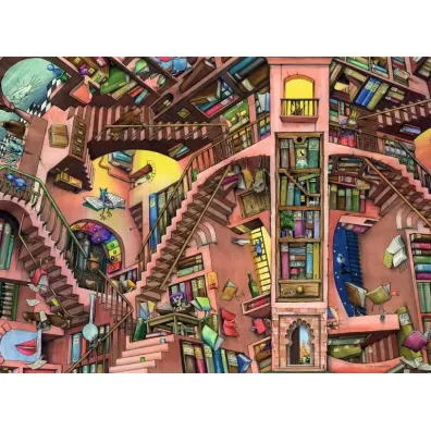 Puzzle 500 el. 2D Fantastyczna biblioteka Ravensburger