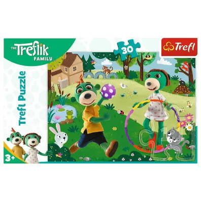 Puzzle 30 el. Aktywny dzie� Trefl