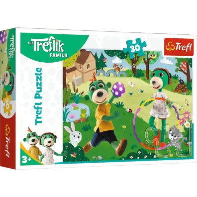 Puzzle 30 el. Aktywny dzie� Trefl