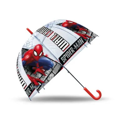 KIDS EUROSWAN Parasolka Spiderman automatyczna 18cali SP50024