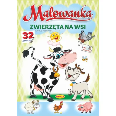 Zwierz�ta na wsi. Malowanka - Ernest B��dowski, W�odzimierz Kruszewski