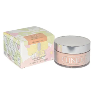Clinique Blended Face Powder And Brush lekki puder sypki 02 Transparency 2 25 g