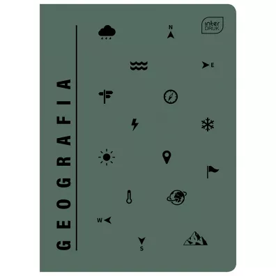 Interdruk N-Zeszyt A5 UV Geografia kratka 60 kartek