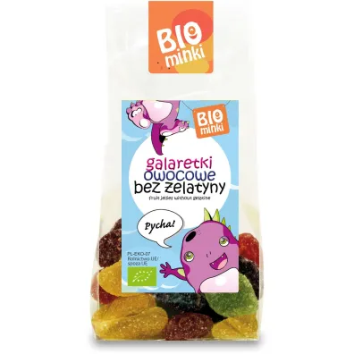 Biominki Galaretki owocowe bez �elatyny bezglutenowe 100 g Bio