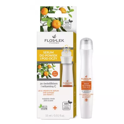 Floslek Oczy serum do powiek i pod oczy ze �wietlikiem i Witamin� C 15 ml