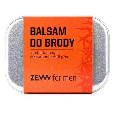 Zew for men Balsam do brody z olejem konopnym – drzewo sandałowe i piżmo 80 ml