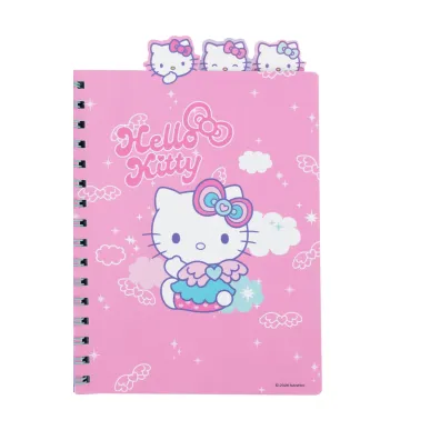 Patio Ko�obrulion A5 100k. w kratk� z g��wkami Hello Kitty pink wz�r 3