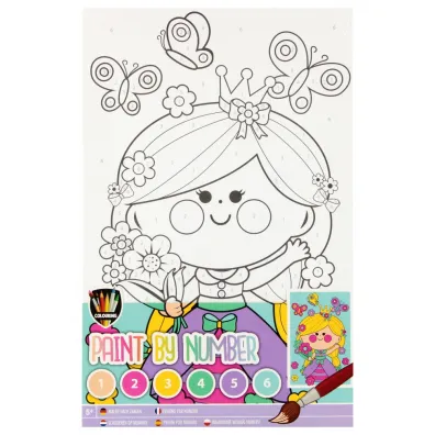 Malowanie po numerach - Ksi�niczka 30x20cm Grafix