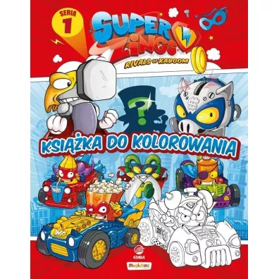 Super Zings - Ksi��ka do kolorowania + figurka