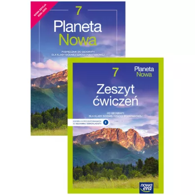 Pakiet Planeta Nowa 7. Podr�cznik oraz zeszyt �wicze� do geografii dla klasy si�dmej szko�y podstawowej - Justyna Knopik, Kamila Skomoroko, Maria Kucharska, Mariusz Szubert, Roman Malarz, Ryszard Przyby�, Tomasz Rachwa�, Alina Witek-Nowakowska
