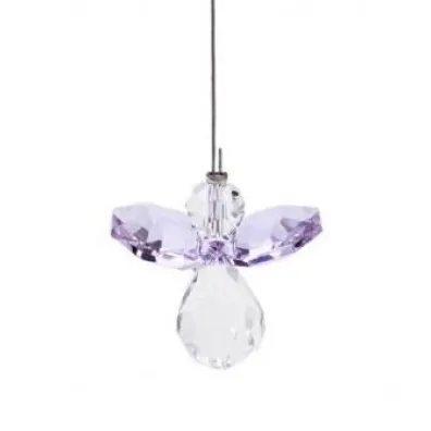 Zawieszka Crystal angel - Light Amethyst
