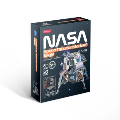 Puzzle 93 3D Modu� ksi�ycowy Apollo 11 Cubic Fun