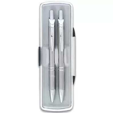 Penmate Komplet Dugopis + Owek B+M Lux srebrny